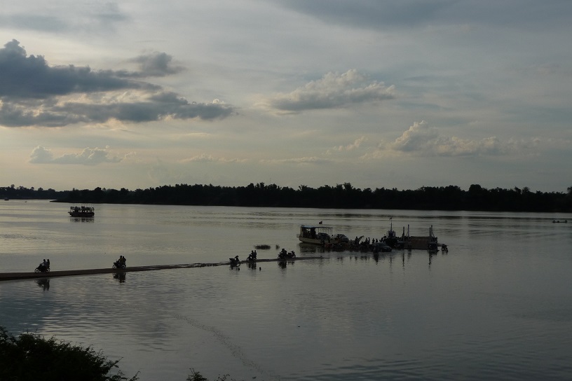 La Jetée sur le Mékong de Stung Treng
