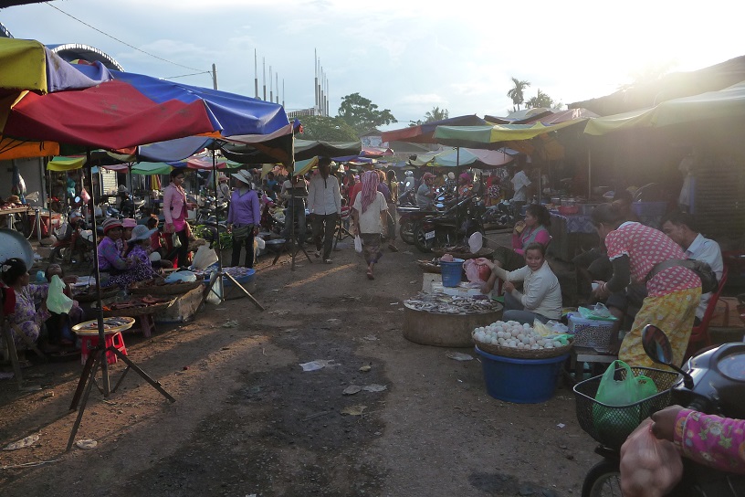 Le marché de Tbaeng Meanchey