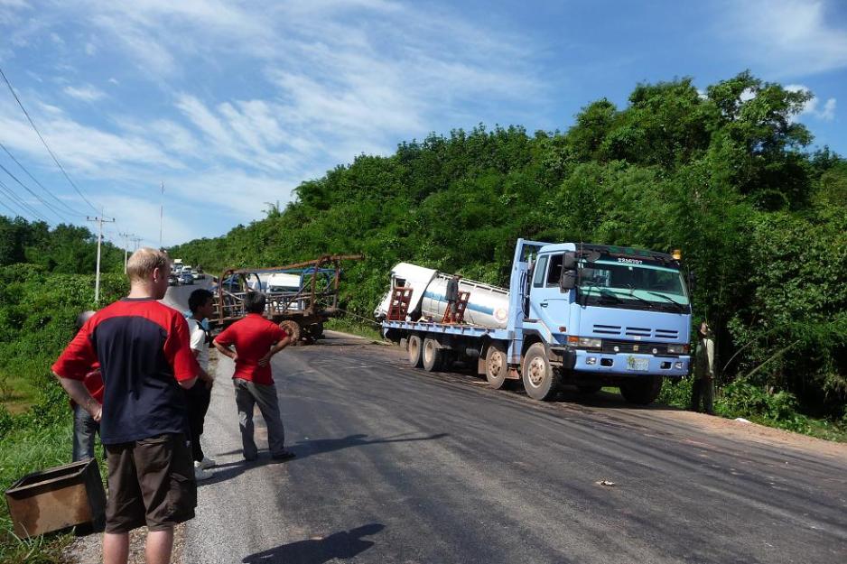 et dire qu'on était pas loin de la panne d'essence... quel gachis! 