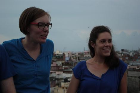 Emi à droite, Aurélie à gauche