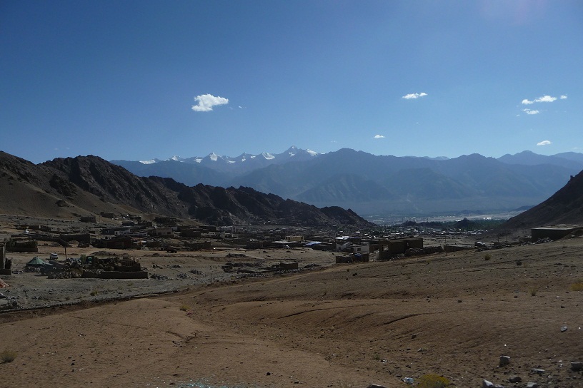 Voilà à quoi ressemble Leh, de loin