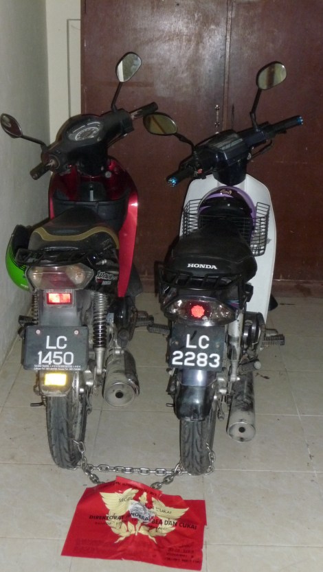 Bloqués les scoots! ça me rappelle un souvenir lointain...